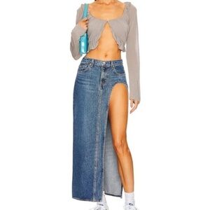 Stylish Denim Pencil Skirt